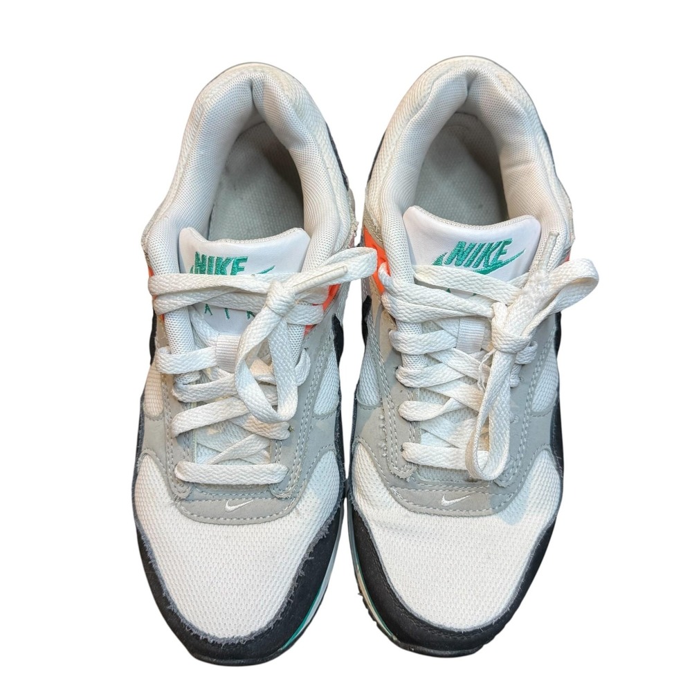Nike Air Max Shoes Womens Size 7.5 White Teal Black Running Sneakers 511417-136